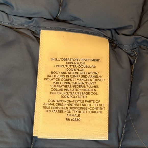 Lands’ End Womens Wanderweight Ultralight Packable Chevron Quilted Down Jacket M - Picture 10 of 13